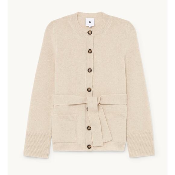 G Goop The Slim Belted Cardigan size M medium - Picture 1 of 7